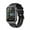 Black Silicone, variant on NEXOVA Smart Watch Fitness Tracker Multiple Sports Modes Pedometer 1.57-inch Make/Answer Calls Message Notification IP67 Waterproof