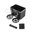 thumbnail image 2 of Organizador de caja de almacenamiento para reposabrazos de coche, organizador central, portavasos de agua, piezas de repuesto Negro, 2 of 9