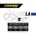 thumbnail image 3 of Cressi Perla Two Window Mask (Blue), 3 of 3