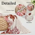 thumbnail image 3 of Ocean Red Turtles Body Pillow Cover 20 x 54 Inch Decorative Pillow Cover Coastal Coral Vintage Seagrass Flowers Lumbar Pillowcase Seasonal Rectangle Cushion Case for Couch Sofa Bed Living Room, 3 of 9