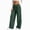 Green, variant on Sweatpants for Women Plus Size Winter Solid Color Elastic Waist Warm Pants Athletic Wide Leg Drawstring Trousers with Pockets