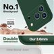 thumbnail image 3 of Funda de Silicona Premium, Forro de Microfibra, a Prueba de Golpes, para iPhone 17 Pro 6.3", Verde, 3 of 7