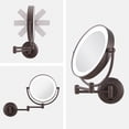 thumbnail image 3 of Zadro LED Wall Mounted Makeup Mirror w/ Magnification & Extendable Arm, 3 of 9