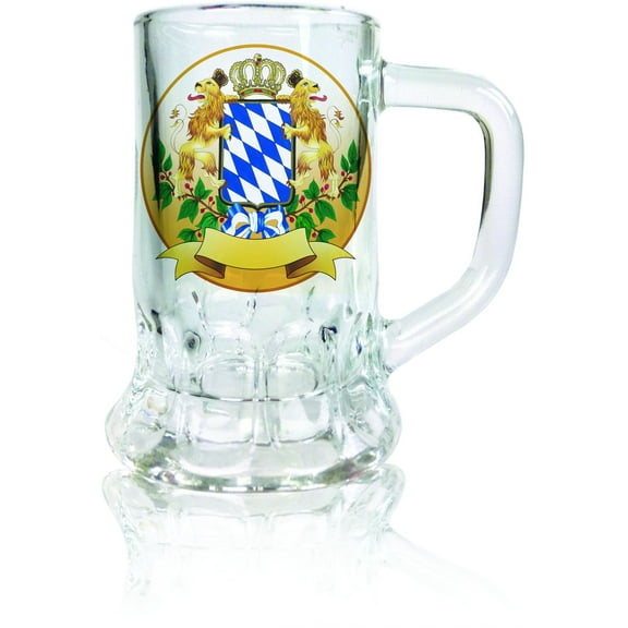 Oktoberfest Beer Mug Shot Glass: Bayern Coat of Arms
