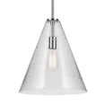 thumbnail image 4 of 42200CHCS Kichler Lighting Everly - 1 Light Pendant-15.5 Inches Tall and 14.25 Inches Wide-Chrome Finish-Clear Seeded Glass Color, 4 of 4