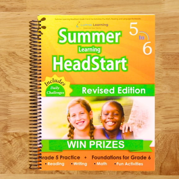 Summer Learning Headstart by Lumos Learning: Summer Learning HeadStart, Grade 5 to 6 (Spiral Bound)