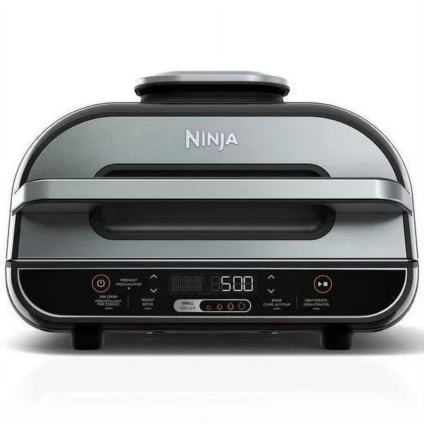 Ninja BG500C Foodi XL 5-in-1 Indoor Grill with 4-Quart (3.8L) Air Fryer ...