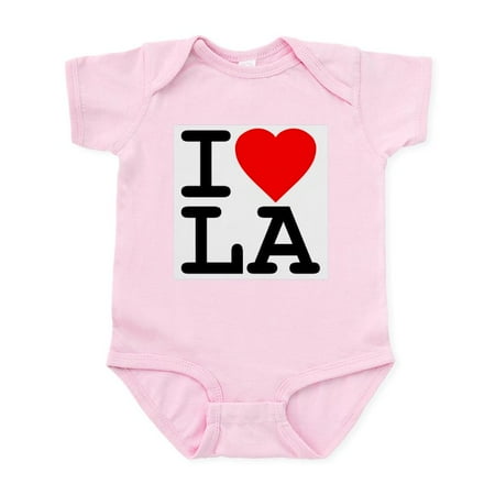 

CafePress - I Love LA Infant Bodysuit - Baby Light Bodysuit Size Newborn - 24 Months