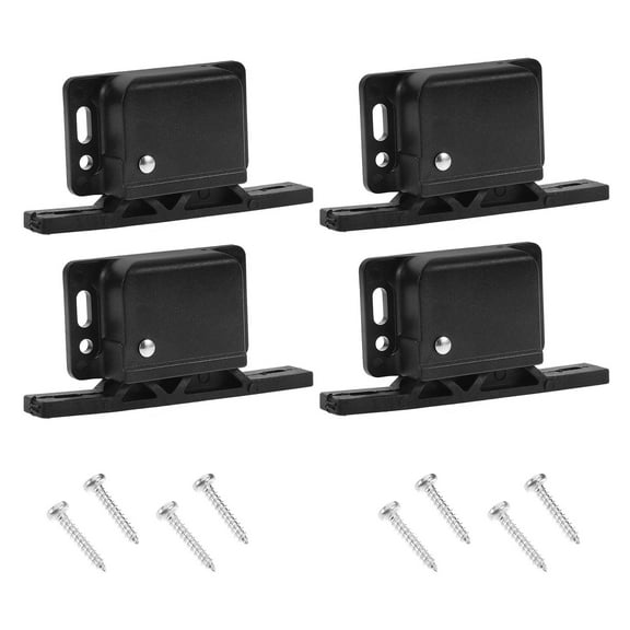 WHAMVOX 4Set RV Cabinet Door Replacement Latch and Catches for RV Drawer with Pull Force for Camper Motor Trailer Home Office Cabinet Drawer with Stainless Steel Screws