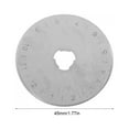 thumbnail image 1 of Blade,   Cutter Replacement Blade Stable Portable Wear-  For Fiber For Leather For Carpet For Cutting Fabric For Paper, 1 of 8
