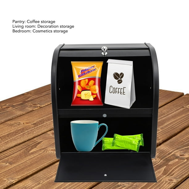 Asixxsix Boîte à Pain En Métal, Conteneur De Stockage De Pain