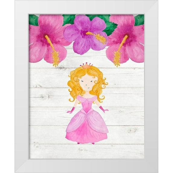 Robinson, Tamara 15x18 White Modern Wood Framed Museum Art Print Titled - Princess Flowers