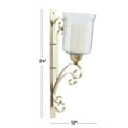 thumbnail image 3 of DecMode Gold Metal Wall Sconce, 3 of 9