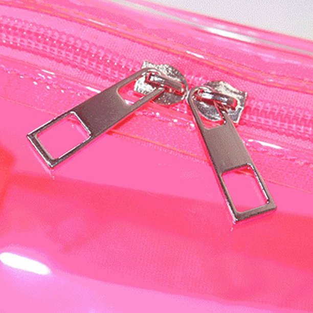 Bolsa Laser Fanny Pack PVC Jelly Clear Mujeres Viajes al aire libre Mini Money Riñonera en el pecho Tmvgtek Para Estrenar