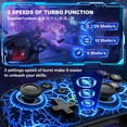 thumbnail image 6 of Wireless Pro Controller for Switch, Switch OLED, Switch Lite & Switch 2, RGB Rechargeable Gamepad with 6-Axis Gyro, 6 of 7