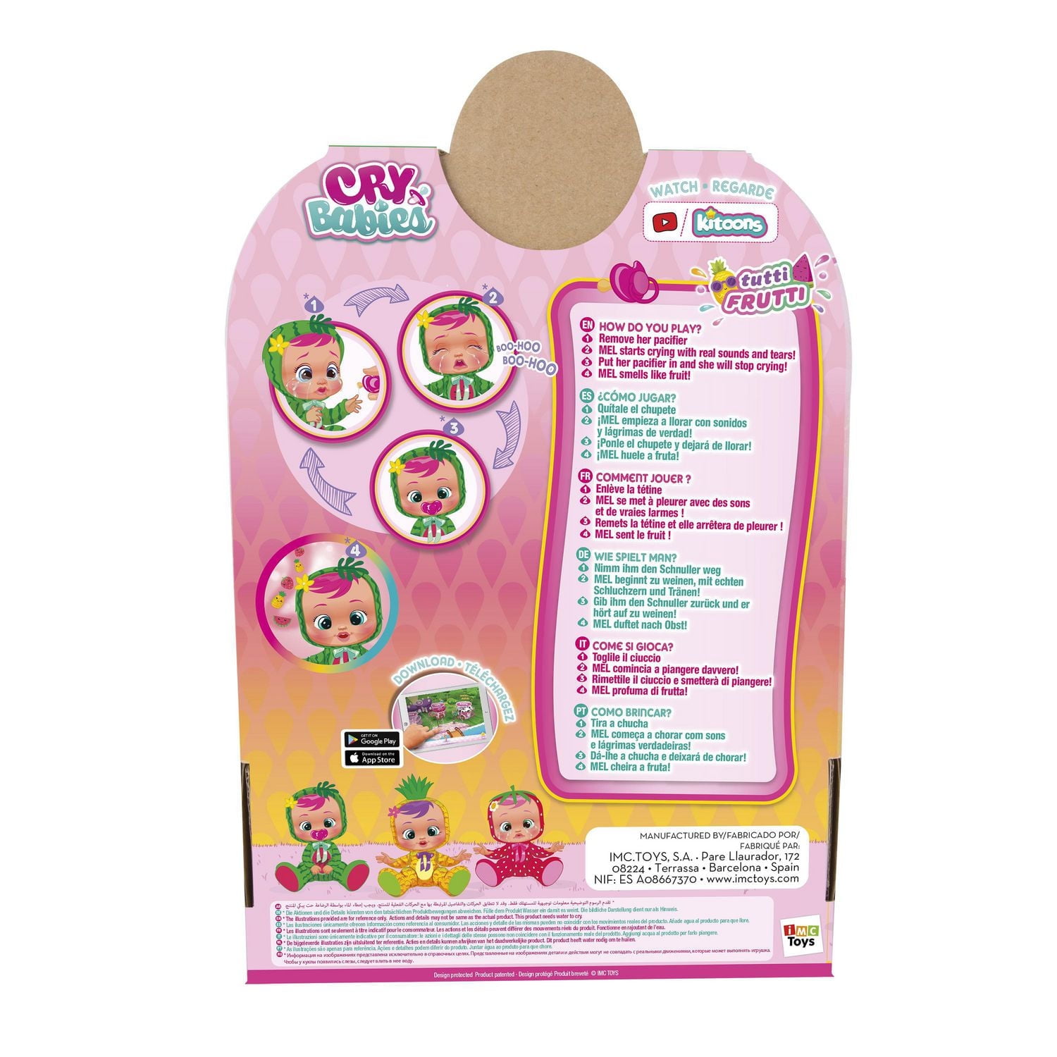 Cry Babies Tutti Frutti Mel Doll