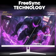 CRUA 27 200Hz Curved Gaming Monitor,FHD 1800R White Computer Monitor,120% sRGB,FreeSync,Low Motion Blur,HDMI & DP