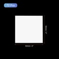 thumbnail image 2 of Uxcell 72Pack 2 x 2 Inch Mosaic Mirror Tiles, Large White Self-Adhesive Glass Stickers, 2 of 6