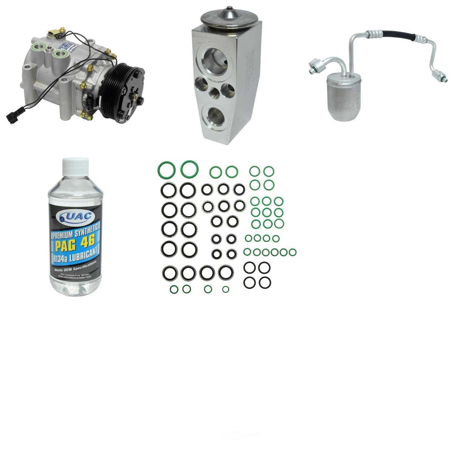 A/C Compressor and Component Kit -- Compressor Replacement Kit Fits select: 2005 CHEVROLET EQUINOX