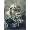 thumbnail image 2 of François Cuvilliés the Younger 18x24 Black Ornate Framed Double Matted Museum Art Print Titled: Scroll Ornament (1768), 2 of 5
