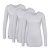thumbnail image 1 of Sivvan Lot de 3 T-Shirts/maillots de Corps à Manches Longues Confort pour Femmes Multicolores, 1 of 5
