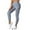 AA-Light Blue1140, variant on XIAONU Women's High Waist Active Leggings Mesh Paneled Cropped Tights Stretchy Breathable Workout Bottoms Black