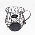 thumbnail image 2 of Toystoory Contenedores de cesta de almacenamiento de café, estante Universal para aperitivos, contenedor de organización para alimentos y Juegos de servir café y té Dorado, 2 of 6