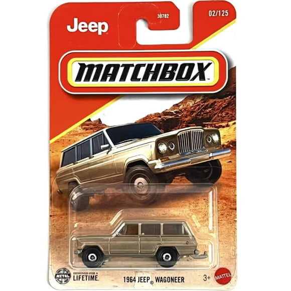 Vehículo de juguete fundido a presión Matchbox 1964 Jeep Wagoneer a escala 1:64