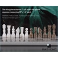 thumbnail image 4 of RADICALn 15 Inches Large Handmade White and Grey Oceanic Weighted Marble Full Chess Game Set for Adults Staunton and Ambassador Gift Style Tournament Chess Sets, 4 of 6