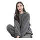 thumbnail image 1 of 2pzs Jacquard Pijamas Gruesas Franela Cálido Invierno Mujer, 1 of 8