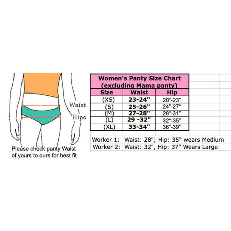 Iheyi 6 Pack of Women's Regular & Plus Size Lace Boyshort Panties