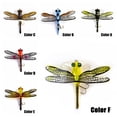 thumbnail image 3 of 6g 75mm Lifelike Eyes Artificial Topwater  Bionic Bait Dragonfly Fly Fishing Lure Treble Hooks Flies Insect COLOR E, 3 of 8