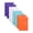Poly - Bright Colors - Narrow, variant on Steno Books, Primary Colors 4 Pack (Graph, Gregg, Narrow Ruling)