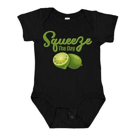 

Inktastic Lime Squeeze the Day Gift Baby Boy or Baby Girl Bodysuit