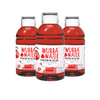 Wubba Water: Organic Electrolyte Drink, 3 Pack (Fruit Punch Flavor)