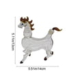 thumbnail image 2 of Creative Zodiac Horse Glass Whiskey Bottle -  2026 Gatherings Portable High Borosilicate Glass Liquor Bottle, for Easter  Home Bar Decor, Decorative Animal-Themed Bottle, 5.51*5.51in, 2 of 5