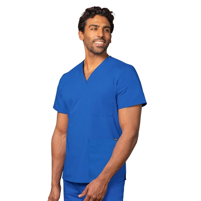 Adar Universal Unisex Scrubs - V-Neck Tunic Scrub Top