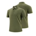 thumbnail image 4 of YABCSAZ Men's Henley Shirts Breathable Dry Quikly T-Shirts Short Sleeve Shirts Summer Flex Relaxed Men's Summer Casual Shirts, Regular Fit Tops Athletic Shirts for Hiking Fishing Jogging, 4 of 9