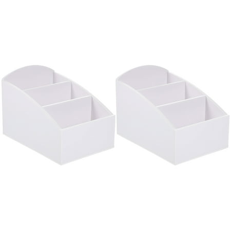 Acrylic Sugar Packet Organizer with Compartments for Countertop Storage 2pcs