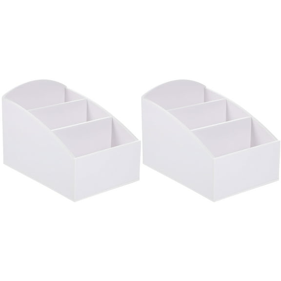 Acrylic Sugar Packet Organizer with Compartments for Countertop Storage 2pcs