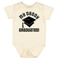 thumbnail image 3 of Inktastic My Daddy Graduated College Graduate Boys or Girls Baby Bodysuit, 3 of 5