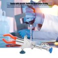 thumbnail image 4 of Double Regulator Stainless Steel Clamp Holder,Lab Instrument Retort Stand Condenser Holder for Chemical Flask Clamp, Hold Flask Firmly with Plastic, 4 of 7