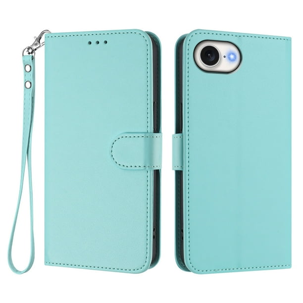 Funda Cartera GANGXUN para iPhone 16e – Cierre Magnético, Protección RFID, Correa Desmontable, Compatible con Carga Inalámbrica