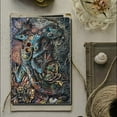 thumbnail image 6 of Hgallory Personality Lizard Vintage Embossed Notebook, Hardcover Travel Journal Retro Leather Diary Notebooks, Office & School Supplies, Father's Day Gift, 1 Pack, Colorful, 8.5"x5.7", 6 of 8