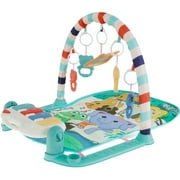 Eummy Activity Gym for Baby Kick Play Piano Gym Mat Battery Operated Musical Play Mat Exercise Hand-eye Coordination Parent-children Interactive Gym Activity Center for Infant Aged 0-36 Months