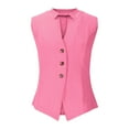 thumbnail image 4 of Youyipin Womens Tank Tops 2025 Summer Sleeveless Vest Blazer Lightweight Casual Fully Lined Slim Button Down Work Fashion Petite Elegant Tank Top For Women, 4 of 6