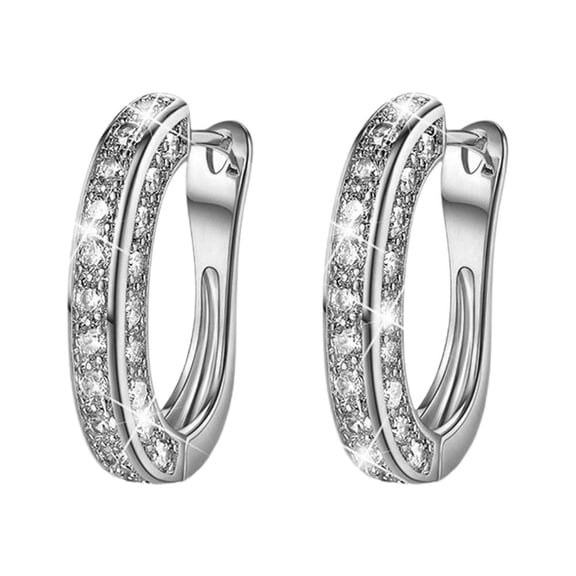 Magnetic Earrings For Aesthetic Use During Various Occasions With Zirconia Design