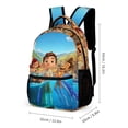 thumbnail image 2 of Luca Backpacks 3 Piece Set Bookbag with Lunch Bag And Pencil Case, 2 of 8