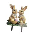 thumbnail image 4 of Conejos de jardín de Pascua Estaca Estaca de letrero de patio de animales 2d Decoración de jardín decorativo decorativo de decorativo para el, 4 of 8