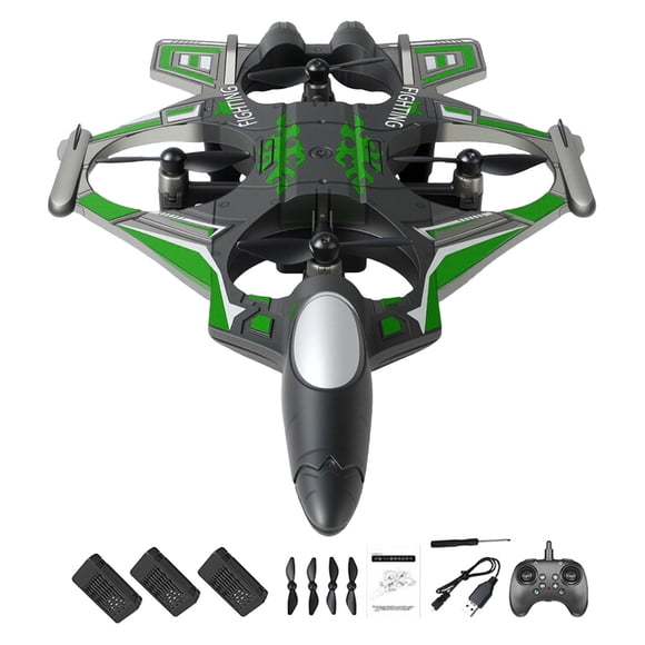 Avión RC Avión de control remoto Fácil de controlar Helicóptero con giro de 360 degree Planeador RC Batería verde 3